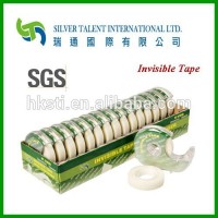 Colorful Invisible Stationery Tape with Polybag for Office Use