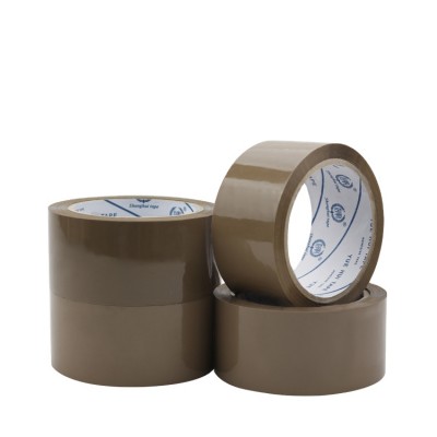 Customised German Hot Sale Bopp Opp Parcel Brown Tape Strong Adhesive low Noise Packing Tape For Package Box